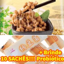 10 Sachês De Bacillus Subtilis Para Natto C Frete Grátis