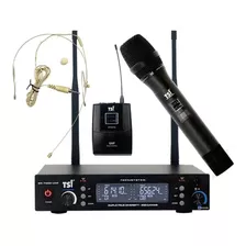 Microfone Sem Fio Em Uhf Br-7000 Tsi Cor Preto