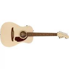 Guitarra Electroacústica Fender Malibu Player Olympic White Color Natural