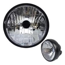 Farol Completo Cg 150 Titan Fan Até 2008 Aro Preto Moto