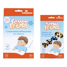 Kit Xô Febre Termômetro Adesivo Monitoramento Febre Babydeas