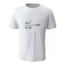Camiseta T-shirt Formulas Matematicas Quimicas Fisicas R5