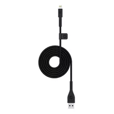 Cable Mophie Lightning A Usb Resistente Usb 1.2 Mt Negro