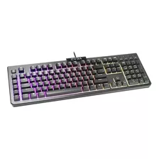 Teclado Gamer Evga Z12 Sp Rgb Membrana Pcreg Color Del Teclado Negro