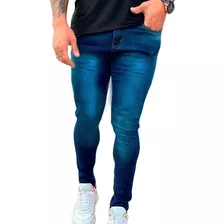 Calça Masculina Jeans Slim Rasgada Skinny Premium Promoção