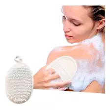 Manopla Para Ducha Lino Esponja Exfoliante Cuidado Personal