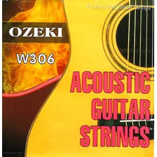 Encordado Electroacústica Acero Ozeki Folk W306 Guitarra
