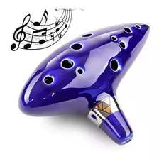 Ocarina - Regalo Clásico De Cerámica (12 Agujeros)