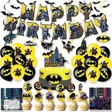 Globos De Cumpleaños Decoración Kit De Fiesta ***batman***