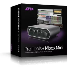 Avid Pro Tools Mini Ultra-compacta 2 X 2 Mbox Mini
