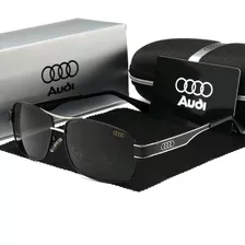 Óculos Audi Uv400 Prata Luxo 