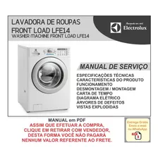 Manual Técnico Serviço Lavadora Front Load Lfe14 Electrolux