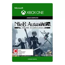 Nier Automata Xbox One Series X S Código Digital Vpn