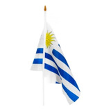 Kit 10 Banderas Uruguay Banderin  0.30m X 0.45m