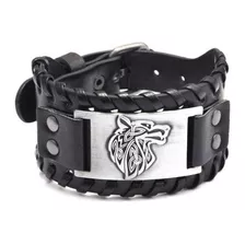 Pulseras De Cuero Para Hombre Pulseras Brazalete Vikingo