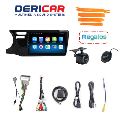 Radio Estreo Pantalla Honda City, Gps Wifi, Bluethooth 1ram Foto 2