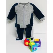 Conjunto Longo Plush Luxo Inverno Bebe Menino Enxoval 262