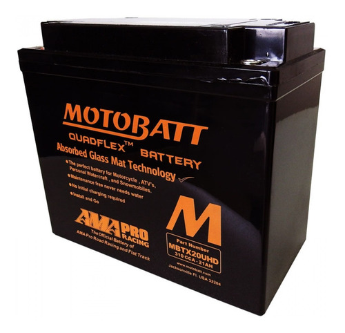 Bateria Motobatt Mbtx20uhd Harley Fatboy Softail Dyna Sports