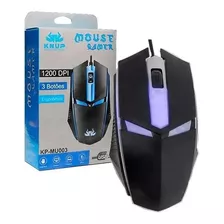 Mouse Para Jogo Knup Gamer Kp-mu003 Preto