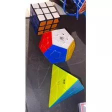 Cubo Dayan Zhanchi 3x3 + Megaminx Dayan + Piramix Qiyi