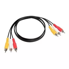 Cable Extension Audio Video Rca Estereo Rojo Blanco Amarillo