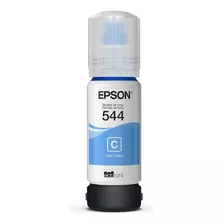 1 Refil Garrafa De Tinta Epson Ciano 544 L3110 L3150 L3160