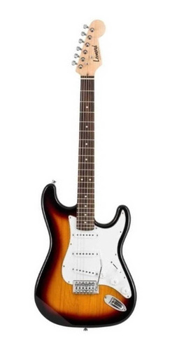 Guitarra Eléctrica Leonard Le362 Stratocaster De Aliso Sunburst Con Diapasón De Palo De Rosa