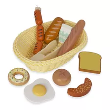 Woodenfun Juego De Comida De Juguete De Madera Para El Desay