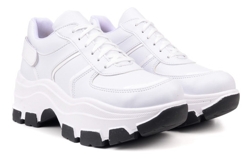 Zapatillas Mujer Plataforma Goma Cómodas Sneakers Moda Todas Las Temporadas Heben Calzados