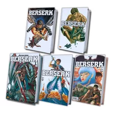 Berserk Edição De Luxo Mangá, Volume 1 Ao 5 - Kit Panini 