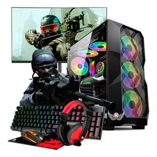 Kit Pc Gamer I7 480gb Placa De Vídeo + Monitor + Combo Game 