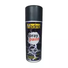 Pintura Spray Alta Temperatura Aladino 400cc Negro