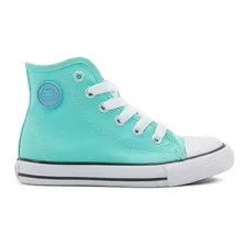 Bubble Gummers Tenis Bota Lona Agujeta Menta 12-23