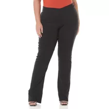 Calça Feminina Boca Larga Tamanho Grande Confortavel 103801