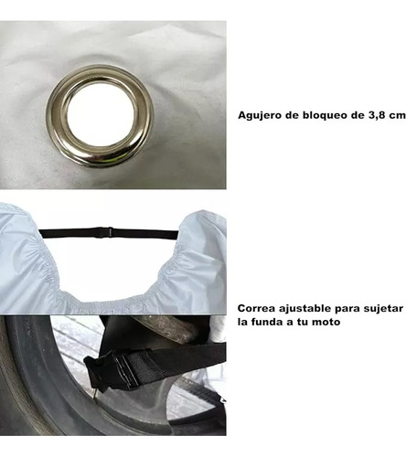 Cover Moto Eua Broche + Ojillos Keeway Patagonian Eagle 250 Foto 2