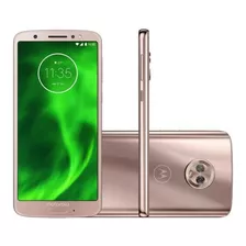 Motorola Moto G6 64gb 4gb Tela 5,7 Ouro Rosê Na Caixa