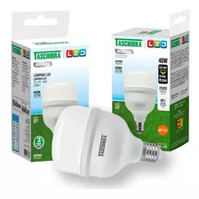 Lâmpada High Led Tkl 225 40w Bivolt Soq E27 6500k Taschibra Luz Branco-frio 110v/220v