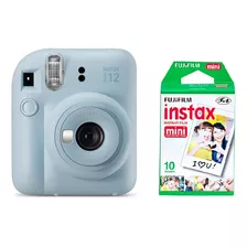 Câmera Instantânea Fujifilm Instax Kit Mini 12 + 10 Fotos Pastel Blue