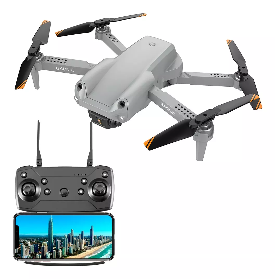 Drone Con Dual Cámara Full Hd Con Control 2 Baterías Gadnic