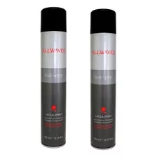 Allwaves Hair Kit Com 02 Unidades Fixador Penteado 750ml