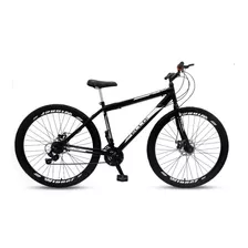 Mountain Bike Ello Bike Velox Aro 29 21v Freios De Disco Mecânico Câmbios Ltx Cor Preto/branco