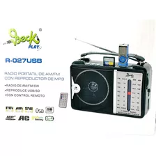 Radio Recargable Am Fm Control Portátil Mp3 Usb Micro Sd Aux