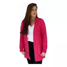 Casaquinho Feminino Casaco Longo De Gola Barbie Elegante