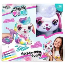 Pelucia Cachorrinho Puppy Para Pintar Airbrush Plush - Fun