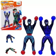 Kit 40 Boneco Ninja Gruda Parede Homem Para Festa Infantil