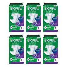 Kit 6 Fraldas Biofral Classic Generic G C/8