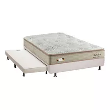 Cama Box C/aux Casal: Colchão Pelmex Masterpocket Night Bam