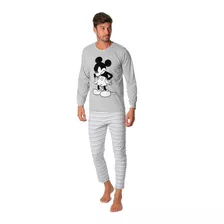 Pijama Para Hombre Playera Manga Larga Y Pantalon Disney 