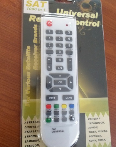 Control Remoto S2005 S1009 S1009+ Silver