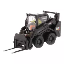 Caterpillar Mini Carregadeira 259d3 1:50 Diecast Masters Cor Preto